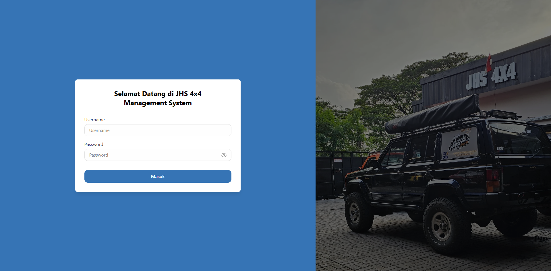 JHS 4x4 Management System preview 1
